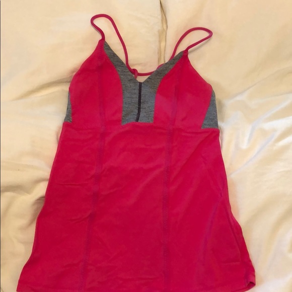 lululemon athletica Tops - Lululemon Pink Strappy Yoga Top